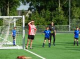 Laatste training S.K.N.W.K. JO10-1 van seizoen 2022-2023 (partijtje tegen de ouders) (14/165)